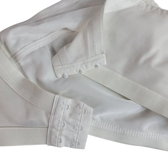 Dandy By Youthcraft Wireless Bra White 44C Adj Full Coverage Lined Unpadded VTG - Picture 7 of 9